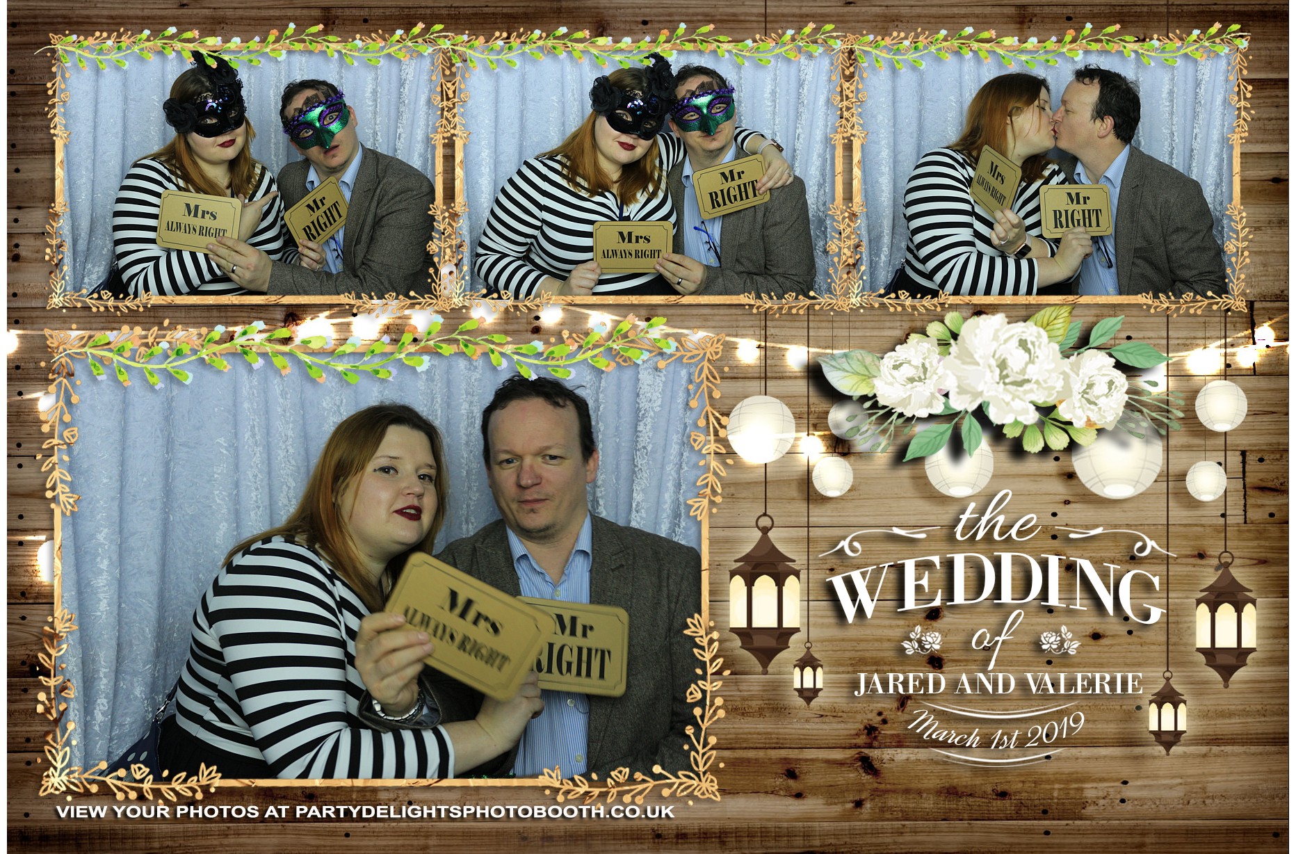 Jared and Valerie’s Wedding - Prints | View more photos from the event at gallery.partydelightsphotobooth.co.uk/u/PartyDelightsPhotoBooth/Jared-and-Valerie’s-Wedding-Prints
